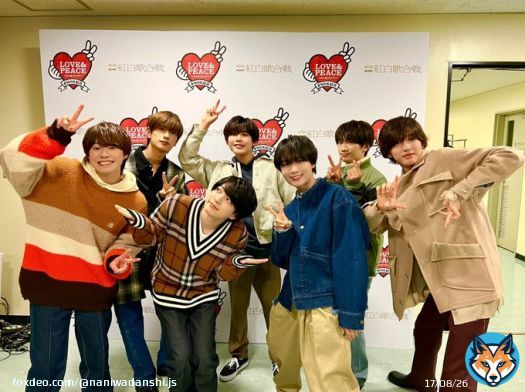 いよいよ、 #NHK紅白 当日！  NHK総合 19:20〜 「第73回 紅白歌合戦」 #なにわ男子 は初出場  5曲目「#初心LOVE (うぶらぶ)」を パフォーマンス！  日本中にLOVE＆PEACE を届けます。  Twitterとdボタンの企画もあるので、 ぜひご参加ください！  #みんなでシェア