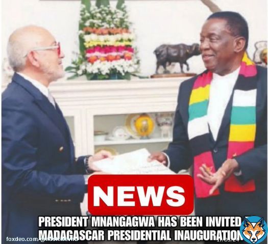 PRESIDENT @edmnangagwa has been invited to Madagascar’s presidential inauguration The Indian Ocean island of Madagascar, which is coming from peaceful elections after taking a leaf from Zimbabwe, has invited President Mnangagwa to grace the inauguration of his counterpart