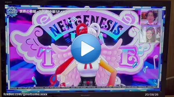 ウタちゃんのFNS歌謡祭見逃した方へ (*&acute;\u25cb`)o&para;\u266a 最後の曲、途中からで申し訳ない〜！#ウタ  #FNS歌謡祭2022