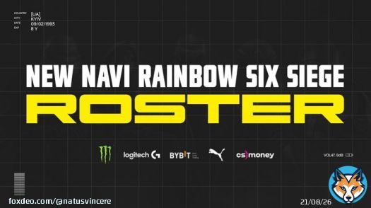 NAVI will kick off the new Rainbow Six season with a new roster. Check out the details in the article.  :  #R6 #navination