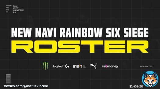 NAVI will kick off the new Rainbow Six season with a new roster. Check out the details in the article.  :  #R6 #navination