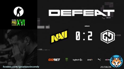 Couldn't make it three in a row. GG, @TeamEndpoint. #CSGO #ESLProLeague #navination