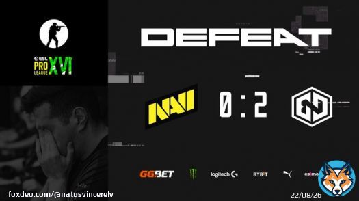 Couldn't make it three in a row. GG, @TeamEndpoint. #CSGO #ESLProLeague #navination