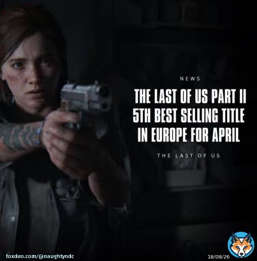 The Last of Us Part II was the 5th best selling title in Europe in April, beating out the likes of Hogwarts Legacy, Red Dead Redemption 2, NBA 2K and Resident Evil 4.