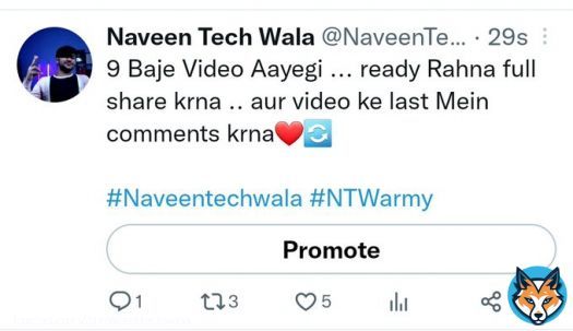 This Is Power Of #NTWarmy .29 sec mein  5 likes    #ดาราแหกซาแซง #RCBvLSG #SuccessionHBO #Succession #Naveentechwala