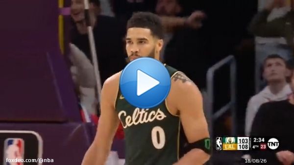 44 PTS | 9 REB | 6 AST | 5 3PM   Jayson Tatum was NEXT LEVEL as he battled LeBron and AD in the @celtics OT win!