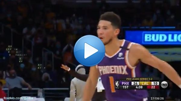 Relive Devin Booker dropping his Playoff career-high 47 PTS (33 in 1st half) vs. the Lakers in 2021 before the Suns visit Los Angeles tonight at 10pm/et on ESPN!