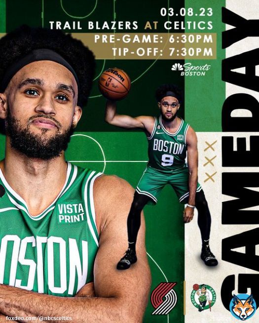 Let's get a W  The #Celtics are taking on the Trail Blazers  Coverage starts at 6:30pm here on @NBCSBoston with @TomGilesNBCS @ChrisForsberg_ @Scalabrine @tvabby and @EddieHouse_50  #BleedGreen #PORvsBOS #RipCity