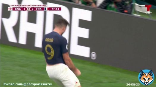 GIROUD! FRANCE LEADS!  #FiFAWorldCup