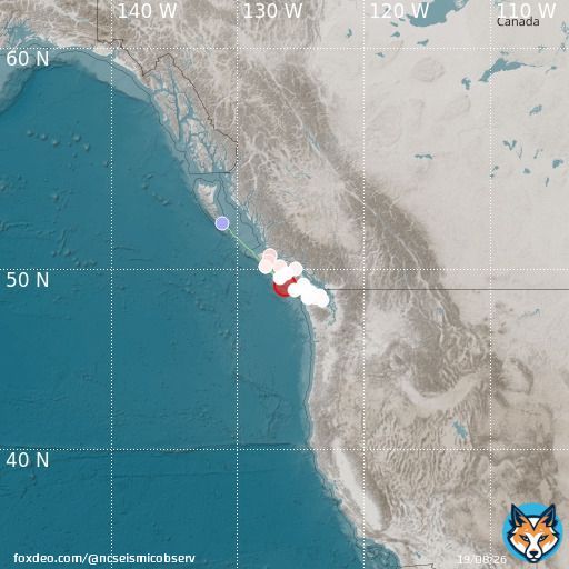ird2022xgfnyz Vancouver Island, Canada Region MLv 5.1 2022/11/26 03:50:15 - Event has not yet been reviewed by a seismologist. For subsequent updates and details, please see  #earthquake #s&eacute;isme #terremoto #지진 #地震