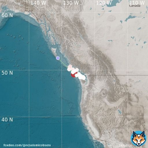 ird2022xgfnyz Vancouver Island, Canada Region MLv 5.1 2022/11/26 03:50:15 - Event has not yet been reviewed by a seismologist. For subsequent updates and details, please see  #earthquake #s&eacute;isme #terremoto #지진 #地震