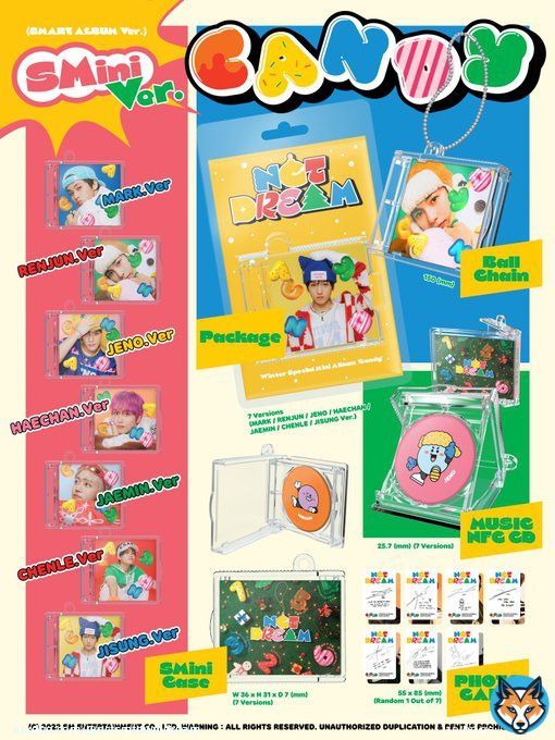 NCT DREAM Winter Special Mini Album 〖Candy〗 : Album Detail (SMini Ver.)  YES24 \u27ab   핫트랙스 \u27ab   알라딘 \u27ab   SMTOWN&STORE \u27ab    #NCTDREAM #Candy #NCTDREAM_Candy