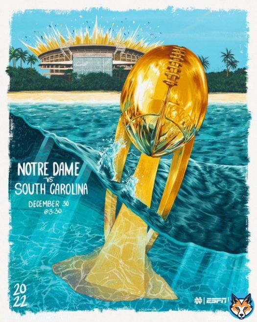 ???????????????????? ????????????????   South Carolina  @taxslayerbowl  Friday, Dec. 30th 3:30 PM ET ESPN  #GoIrish