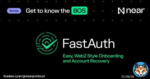 Ready to take your #Web3 experience to the next level? Dive into our latest blog post about FastAuth, a game-changing feature of the NEAR Blockchain Operating System (BOS).   Say goodbye to the hurdles of onboarding and account recovery.   Read more here: