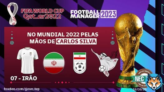 FM2023: Mundial 2022 &ndash; Ir&atilde;o