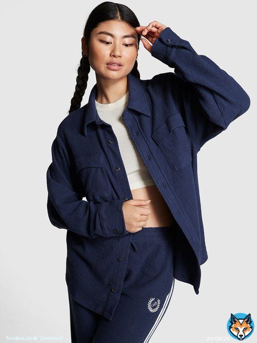 PINK REVERSE FLEECE SHACKET  see more @    #ads #StreetStyle #Trendy #FashionInspiration #FashionAddict #FashionGram #FashionGoals #FashionForward #FashionDiaries #InstaFashion #FashionPost #FashionDaily