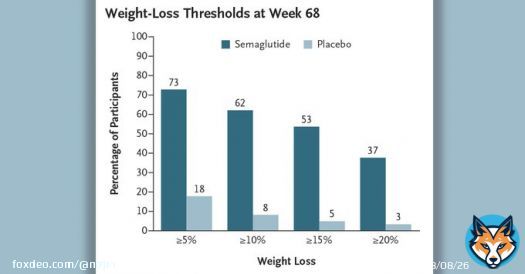 In this trial, adolescents with obesity assigned to weekly subcutaneous semaglutide plus lifestyle intervention had a greater reduction in BMI than those who received lifestyle intervention alone.