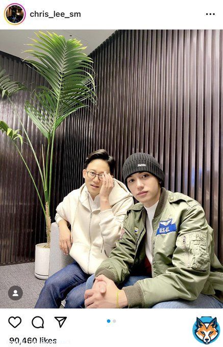WTF IS LUCAS BACK?!?!?!? THIS WAS POSTED LITERALLY 40 MINUTES AGO FROM THE OFFICIAL CHRIS LEE FROM SM IG ACCOUNT AND THIS IS A NEW PHOTO OML?!!?!??! HES FR GOMMA CB WITH SUPERM