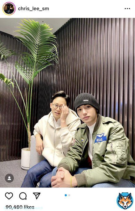 WTF IS LUCAS BACK?!?!?!? THIS WAS POSTED LITERALLY 40 MINUTES AGO FROM THE OFFICIAL CHRIS LEE FROM SM IG ACCOUNT AND THIS IS A NEW PHOTO OML?!!?!??! HES FR GOMMA CB WITH SUPERM