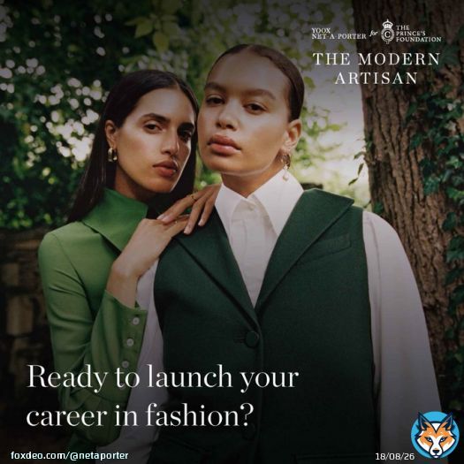 Do you have what it takes to become the next #ModernArtisan? We&rsquo;re offering UK-based fashion and textiles graduates a once-in-a-lifetime paid opportunity to join the third edition of our flagship training programme with @theprincesfund