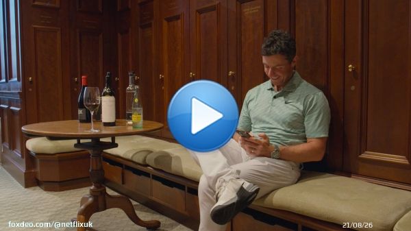 Find someone who looks at you the way Rory McIlroy looks at a text from Tiger.