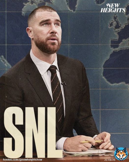 Live from New York, it&rsquo;s TRAVIS KELCE  Can&rsquo;t wait to see what iconic sketches come from tonight&rsquo;s episode @nbcsnl @tkelce