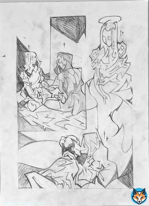 piercing skin, love in my veins (pencils)