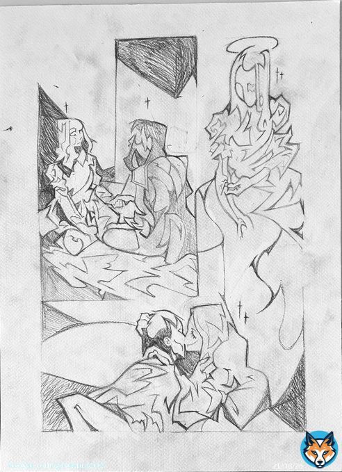 piercing skin, love in my veins (pencils)