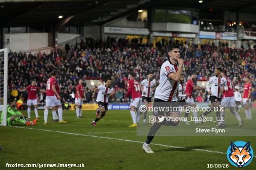 John Egan #12 of Sheffield United celebrates scoring to make it 3-3 during the Emirates FA Cup fourth round match Wrexham vs Sheffield United at  &hellip; #SUFC @SheffieldUnited @EmiratesFACup #FACup @SteveFlynn61 Sales - pictures@newsimages.co.uk