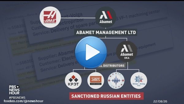 As sanctions have been ramped up to choke Russia&rsquo;s war efforts, one high tech American manufacturer may be flouting export controls.