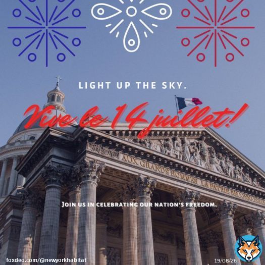 Today we commemorate the birth of a nation, honoring the spirit of revolution and unity, where courage and determination sparked this historical event.  Happy Bastille Day, vive la libert&eacute; et vive la France!