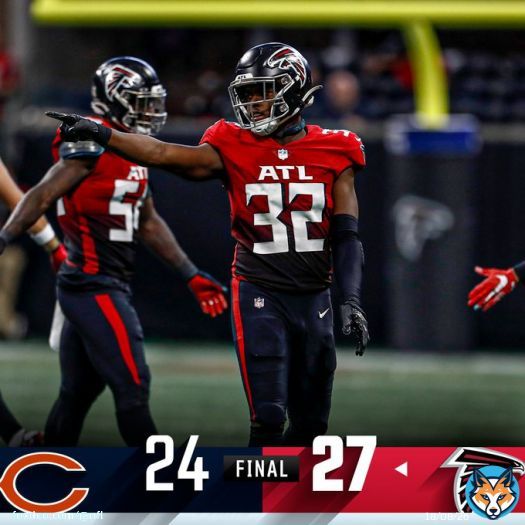 FINAL: The @AtlantaFalcons are back in the win column! #CHIvsATL