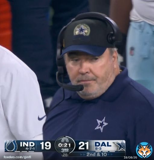 33 unanswered points for the @dallascowboys. #INDvsDAL