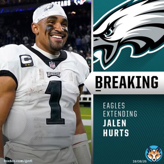 BREAKING: Eagles, QB Jalen Hurts agree to terms on 5-year, $255M contract extension ($179.3M in guarantees). (via @rapsheet, @tompelissero)