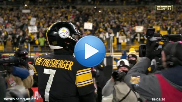 Na &uacute;ltima vez que Steelers e Browns se enfrentaram, a torcida de Pittsburgh deu seu &uacute;ltimo adeus ao &iacute;dolo Big Ben Roethlisberger.  #HereWeGo