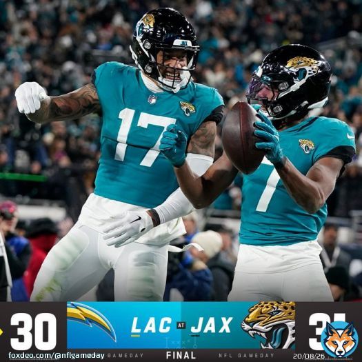 What. A. Comeback.   #DUUUVAL | #NFLPlayoffs | #LACvsJAX