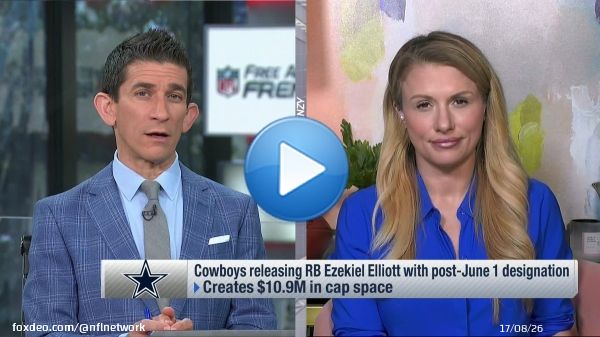 Ezekiel Elliott has been released by the Cowboys.  @SlaterNFL gives insight on the money-saving move for Dallas
