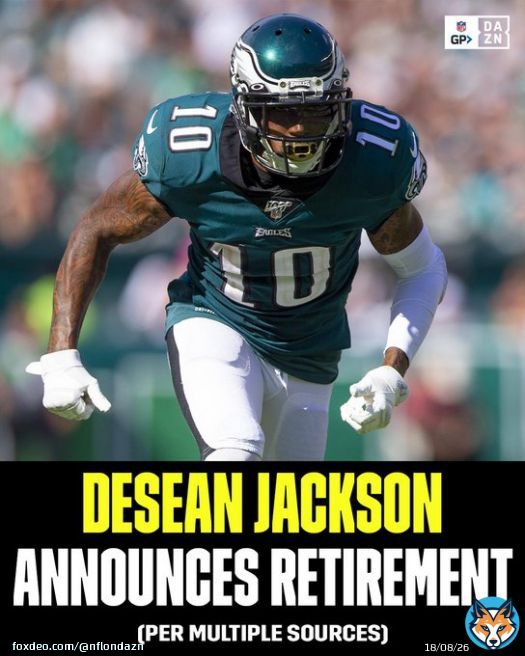 Congrats on an amazing career  @DeSeanJackson10
