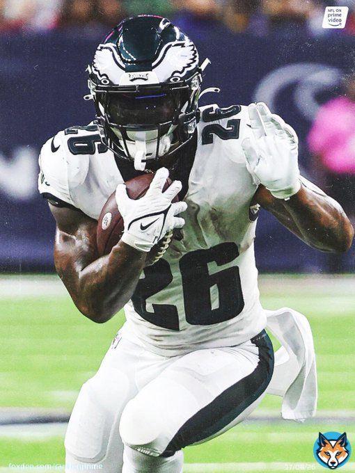 Miles Sanders set regular season career highs in:  Rushing Yards (1,269)  Rushing TDs (11)  He&rsquo;s played a huge part in the Eagles dominant rushing attack   @BoobieMilesXXIV | #FlyEaglesFly