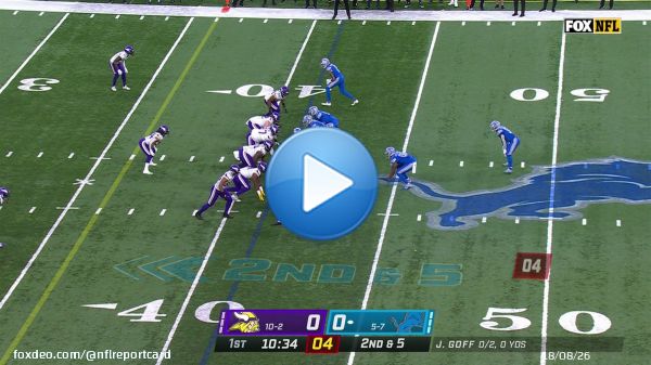 FIRST NFL CAREER CATCH IS A TD  #Lions vs. #Vikings0:071.4M views