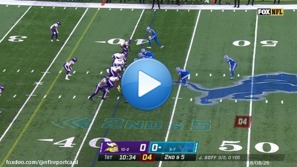 FIRST NFL CAREER CATCH IS A TD  #Lions vs. #Vikings0:071.4M views