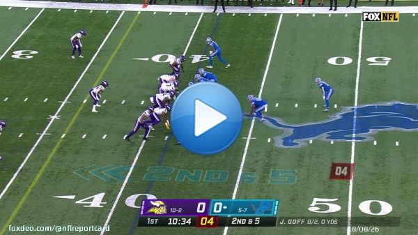 FIRST NFL CAREER CATCH IS A TD  #Lions vs. #Vikings0:071.4M views