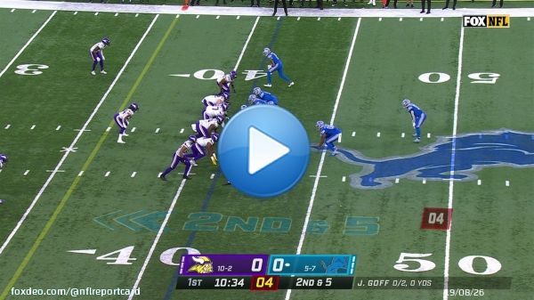 FIRST NFL CAREER CATCH IS A TD  #Lions vs. #Vikings0:071.4M views