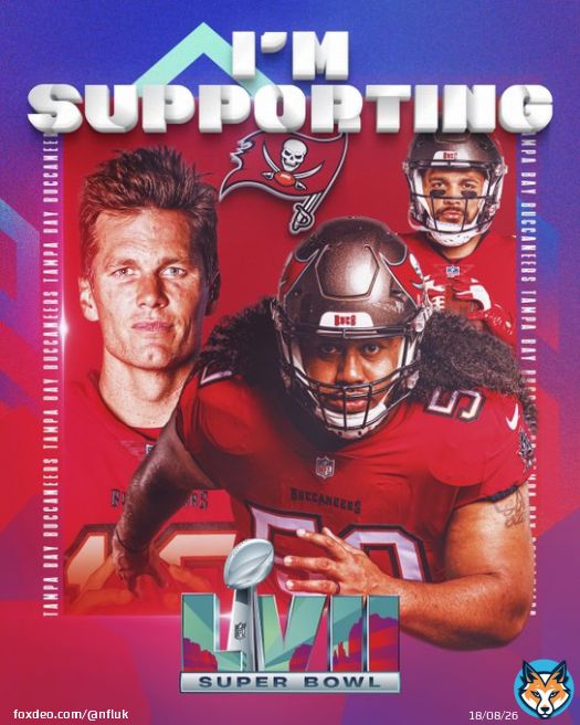 #GoBucs !  RT if you're supporting the @Buccaneers in the #NFLPlayoffs.