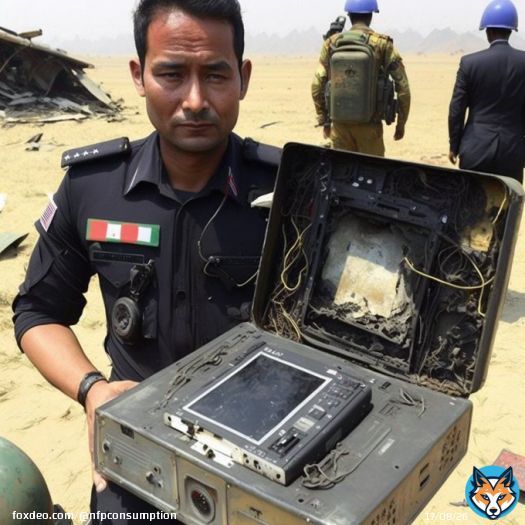 Black box and cockpit voice recorder from plane that crashed in Nepal found  #BreakingNews #midjourney #AIArtwork