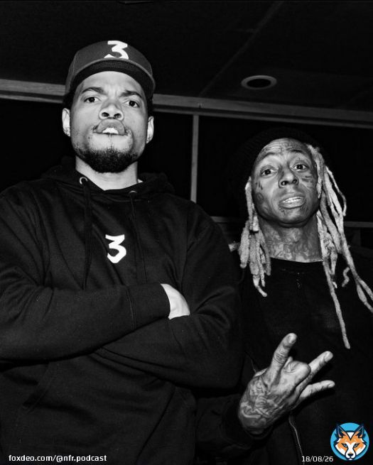 Chance The Rapper & Lil Wayne in the studio