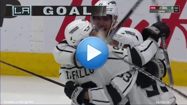 KINGS WIN   Alex Iafallo puts it home on the power play in overtime, as the @LAKings come back to win Game 1! #StanleyCup
