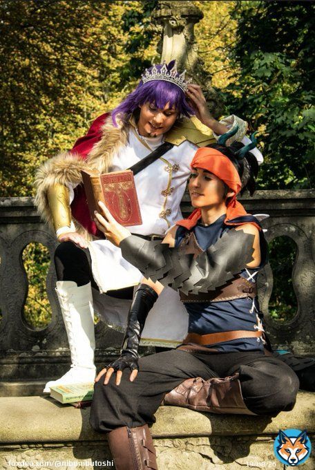 Pokemon Cosplay  dnkb ファンタジーパロ   \u2654Pkmn Fantasy AU\u2654  Leon/ dnd \u21e2 @YoudidCosplay  Raihan/ kbn\u21e2 me Photo \u21e2 @_Koizora_  #ポケモンコスプレ