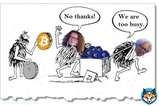 Still sure you don&lsquo;t need this @ecb? #CreditSuisse #Bitcoin