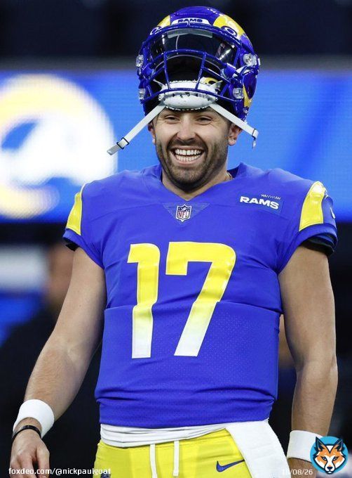 They wrote him off. Baker ain&rsquo;t write back though #LVvsLAR #TNF